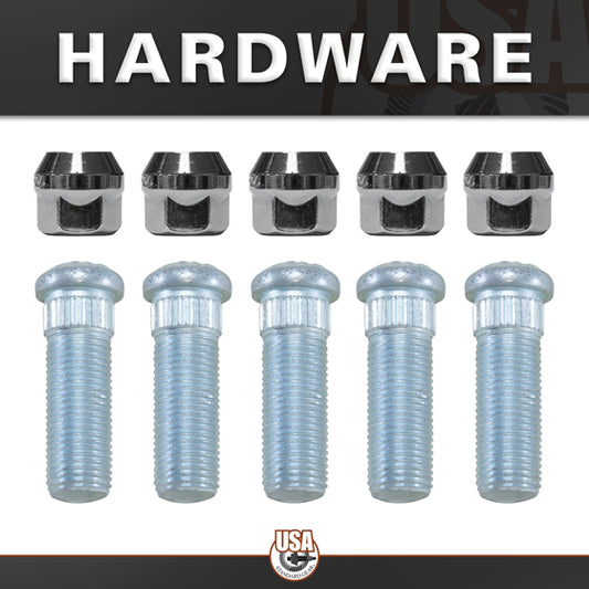 Rear Axle Kit Fits GM 8.5 Inch Diff 28 Spline 5 Lug 33-7/16 Inch Long USA Standard Gear-1