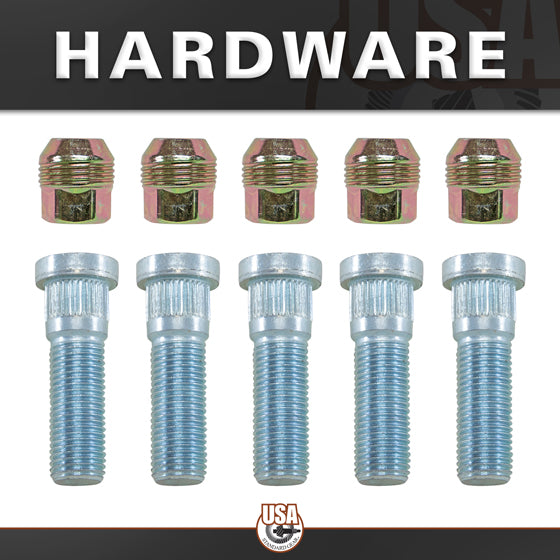 Rear Axle Kit Fits GM 8.5 Inch/8.6 Inch Diff 30 Spline 6 Lug Left Hand 33.6 Inch Long USA Standard Gear-1
