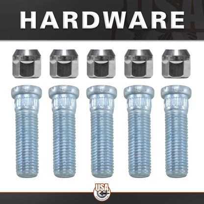 Rear Axle Kit Fits GM 7.625 Inch Diff 28 Spline 5 Lug 28-13/16 Inch Long S10 USA Standard Gear-1
