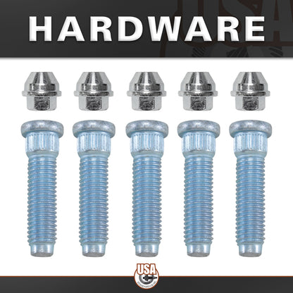 Rear Axle Kit Fits Ford 8.8 Inch Diff 31 Spline Left Hand 33-1/2 Inch Long 14Mm Studs USA Standard Gear-1