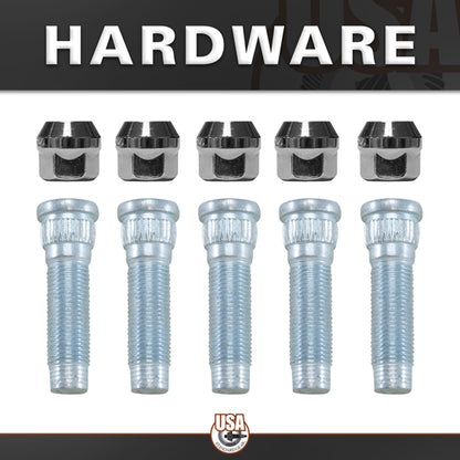 Rear Axle Kit Fits Ford 8.8 Inch Diff 31 Spline 5 Lug Left Hand 30-11/16 Inch Long USA Standard Gear-1