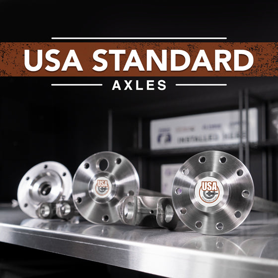 Rear Axle Kit Fits Ford 7.5 Inch Diff 28 Spline 5 Lug Left Hand 32-1/4 Inch Long USA Standard Gear-2