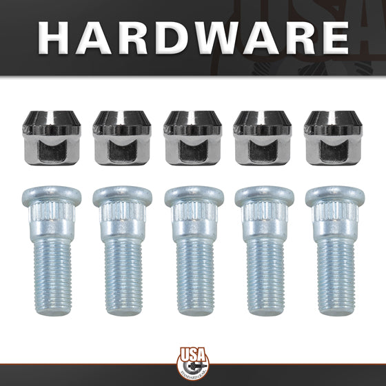 Rear Axle Kit Fits Dana M35 Diff 27 Spline 29-1/8 Inch Long USA Standard Gear-1