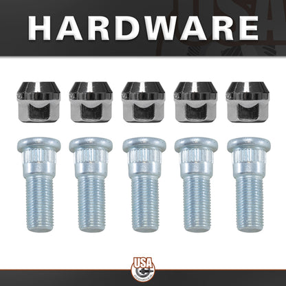 Rear Axle Kit Fits Dana M35 Diff 27 Spline Right Hand W/Abs 29-1/8 Inch Long USA Standard Gear-1