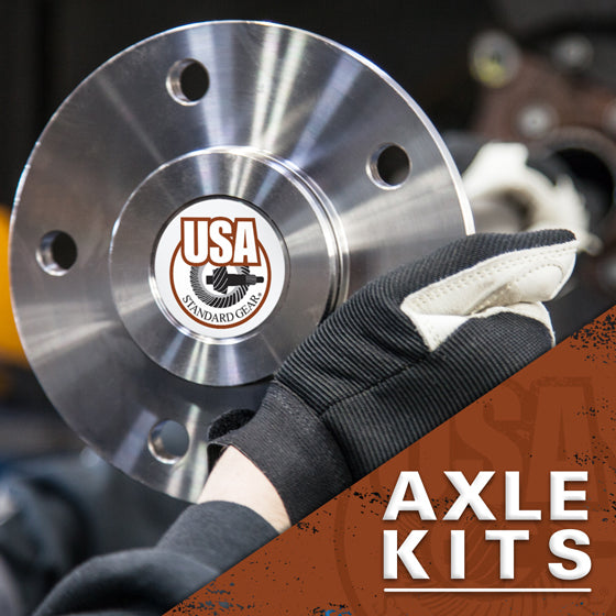 Rear Axle Kit Fits Dana M35 Diff 27 Spline Left Hand 31.74 Inch Long USA Standard Gear-2