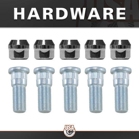 Rear Axle Kit Fits Chrysler 8.25 Inch Diff 29 Spline 5 Lug 29-13/16 Inch Long USA Standard Gear-1