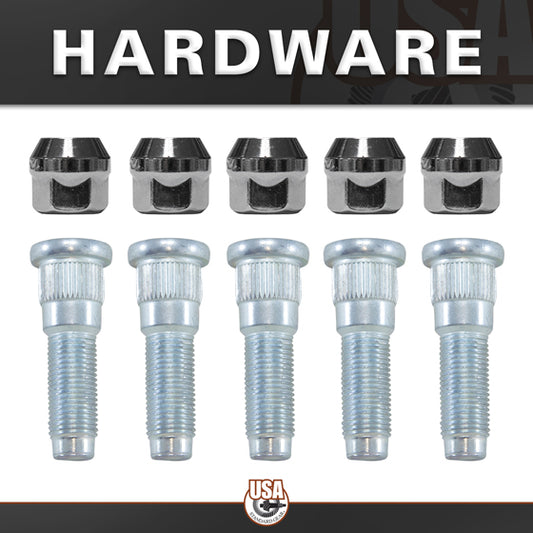 Rear Axle Kit Fits Dana D44 Diff 32 Spline 32-5/8 Inch Long USA Standard Gear