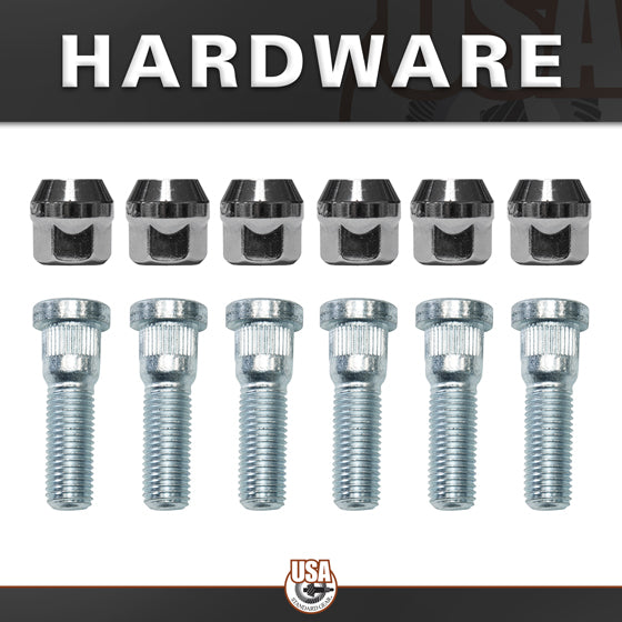 Rear Axle Kit Fits Dana D44/M226 Diff 32 Spline Left Hand 34.03 Inch Long USA Standard Gear