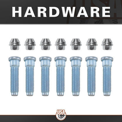 Rear Axle Kit Fits Ford 10.25 Inch Diff Spline Right Hand Semi Float, 33-5/8 Inch Long USA Standard Gear-1