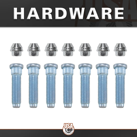 Rear Axle Kit Fits Ford 10.25 Inch Diff Spline Right Hand Semi Float, 33-5/8 Inch Long USA Standard Gear-1