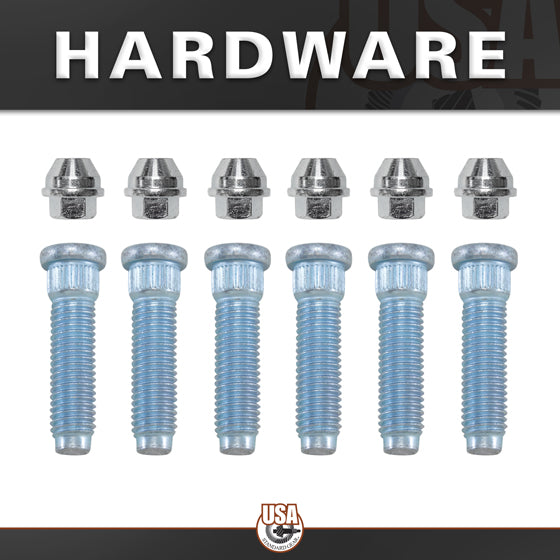Rear Axle Kit Fits Ford 9.75 Inch, 34 Spline 6 Lug Left Hand 35.375 Inch Long '04-'08 USA Standard Gear-1