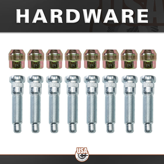 Rear Axle Kit Fits GM 9.5 Inch Diff 33 Spline 8 Lug 33-5/16 Inch Long USA Standard Gear-1