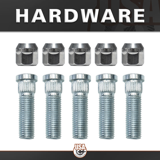 7.5 Inch GM Rear Axle Kit, 28-7/16 Inch Long, Monte C/El Cam, 26Spl, 12Mm Studs USA Standard Gear-1