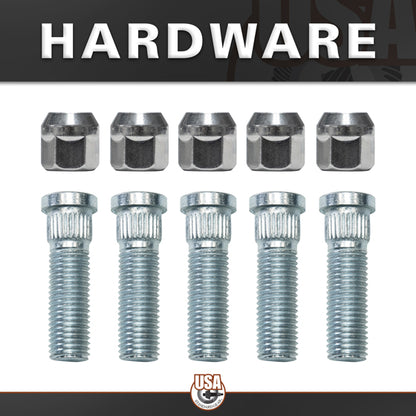 7.5 Inch GM Rear Axle Kit, 28-7/16 Inch Long, Monte C/El Cam, 26Spl, 12Mm Studs USA Standard Gear-1