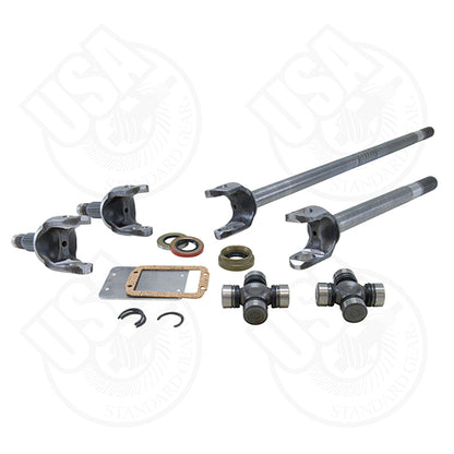 Replacement Axle Kit TJ/XJ/YJ/ZJ Front Dana 30 30 Spline 4340 Chrome Moly USA Standard Gear