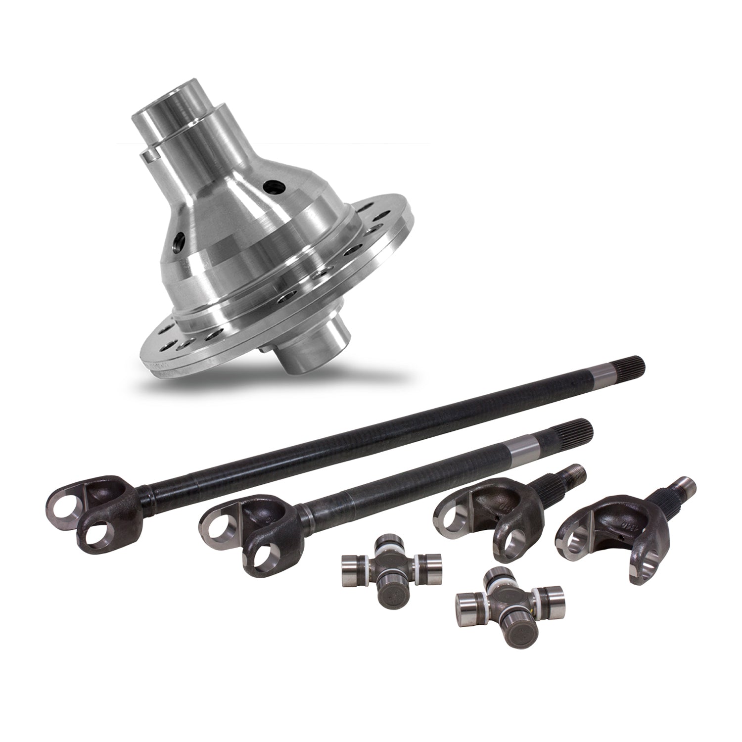 Chromoly Front Axle & Grizzly Locker Kit, Dana 30/1310 U-Joint USA Standard Gear