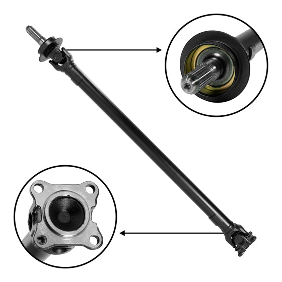 Front Driveshaft 2003-2008 Awd Infiniti With 36.25 Inch Overall Length USA Standard Gear