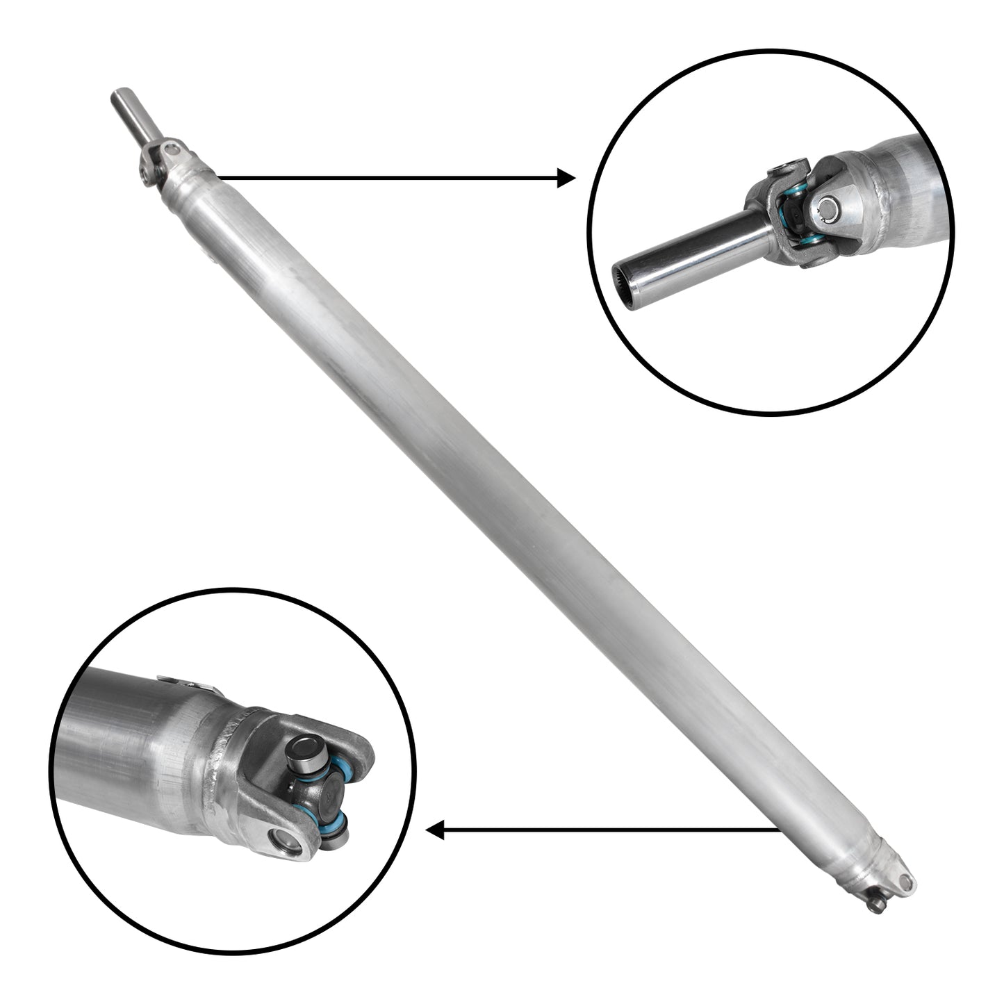 Aluminum Driveshaft For Chevy Silverado/GMC Sierra 4Wd 68.25 Inch Long USA Standard Gear-3