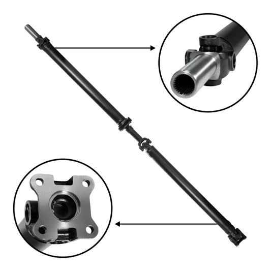 Rear Driveshaft For Ford F-150, 04-08 4Wd, 89.125 Inch Compressed Lenth USA Standard Gear