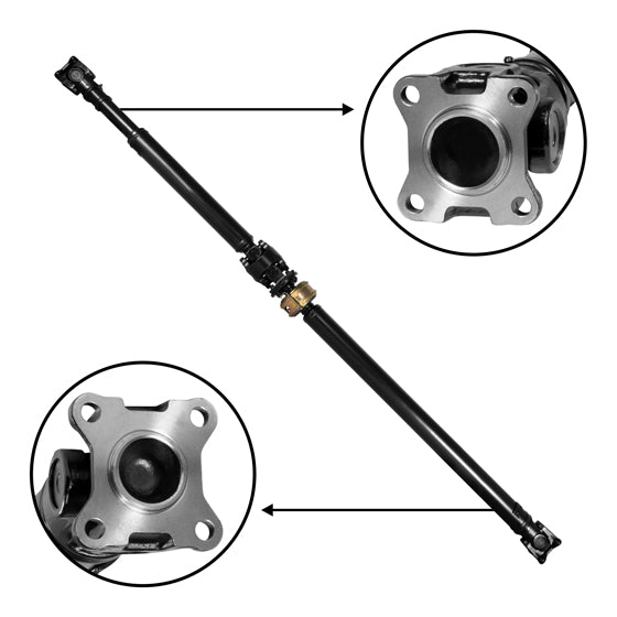 Std 2 Piece Rear Driveshaft, '98-'04 Tacoma 3.4L 2Wd Pre Runner, 77 Inch FTF USA Standard Gear-4