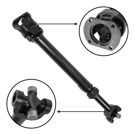 New Front Driveshaft For Dodge Ram, 29-1/8 Inch Center To Center USA Standard Gear