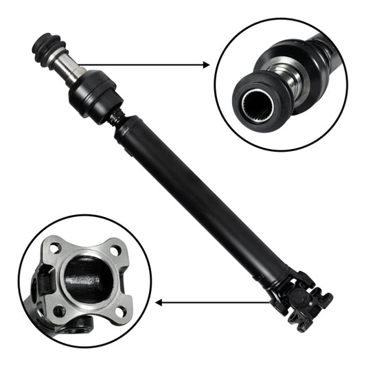 New Front Driveshaft For Dodge Aspen & Durango, 16 Inch Weld To Weld USA Standard Gear