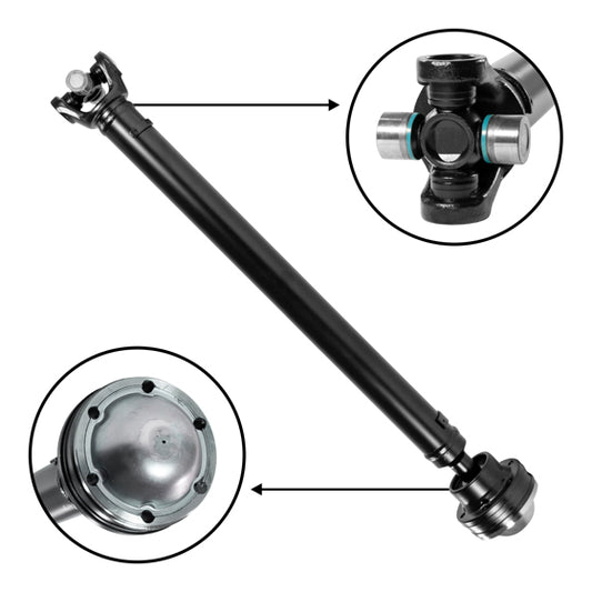 Std Front Driveshaft Explorer, Ranger & Mountaineer 29-5/8 Inch Flange To Center USA Standard Gear