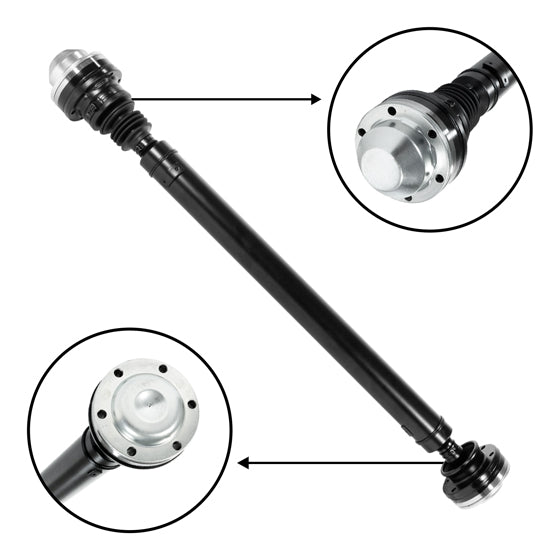 New Front Driveshaft For Grand Cherokee, 21-1/2 Inch Weld To Weld USA Standard Gear
