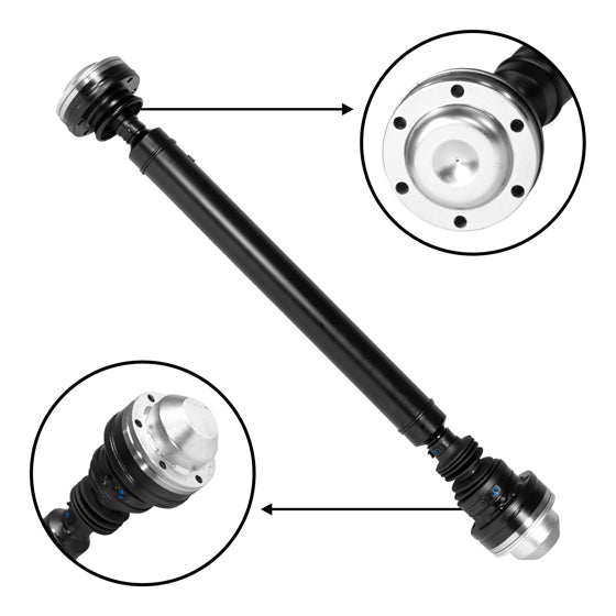 New Front Driveshaft For Jeep Liberty, 16-1/2 Inch Weld To Weld USA Standard Gear