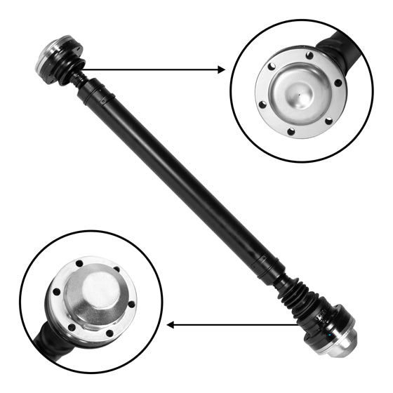 New Front Driveshaft For Jeep Liberty, 19 Inch Weld To Weld USA Standard Gear