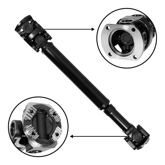 New Front Driveshaft For Ram 2500 & 3500, 14-1/2 Inch Weld To Weld USA Standard Gear