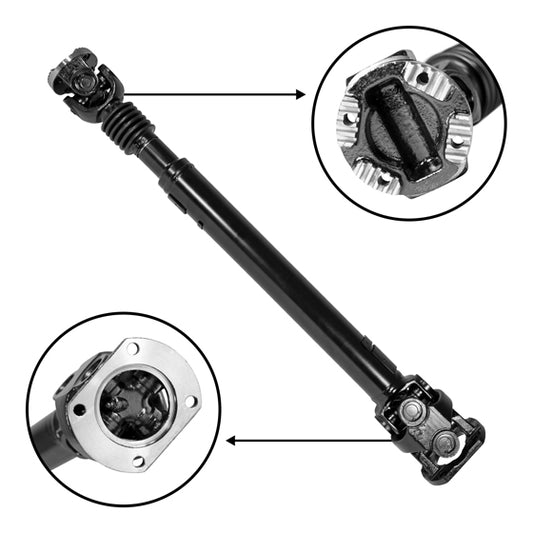 New Front Driveshaft For Ram 2500 & 3500, 36-1/4 Inch Flange To Flange USA Standard Gear