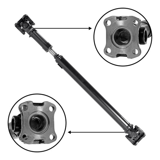 New Front Driveshaft For F150 & F250, 35.25 Inch Flange To Flange USA Standard Gear