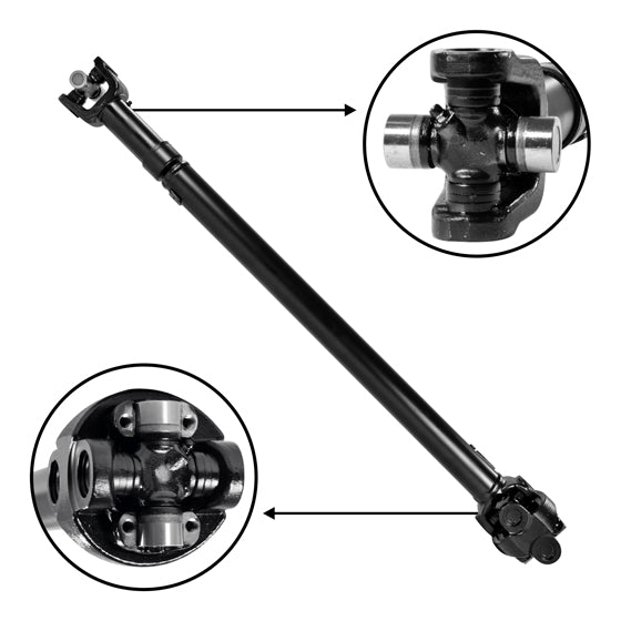 New Front Driveshaft For Wrangler, 38-1/4 Inch Center To Center USA Standard Gear