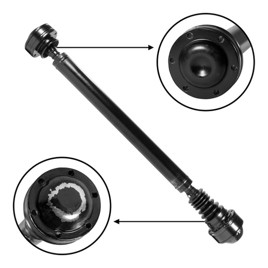 New Front Driveshaft For Comm&Er & Liberty, 19-1/4 Inch Weld To Weld USA Standard Gear