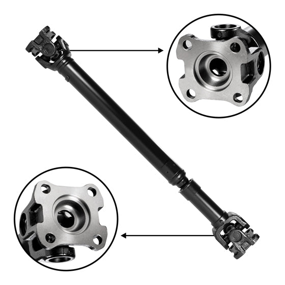 New Rear Driveshaft For Bronco Ii Conv, 30-1/4 Inch Flange To Flange USA Standard Gear