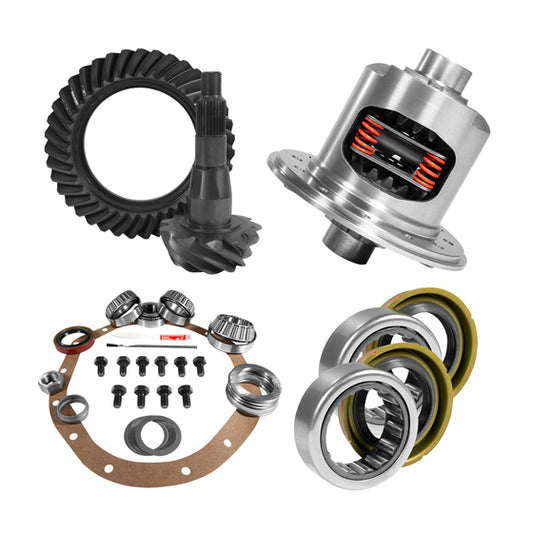 9.25 Inch Chy 3.55 Rear Ring & Pinion, Install Kit, 31Spl Posi, 1.7 Inch Axle Bearing USA Standard Gear