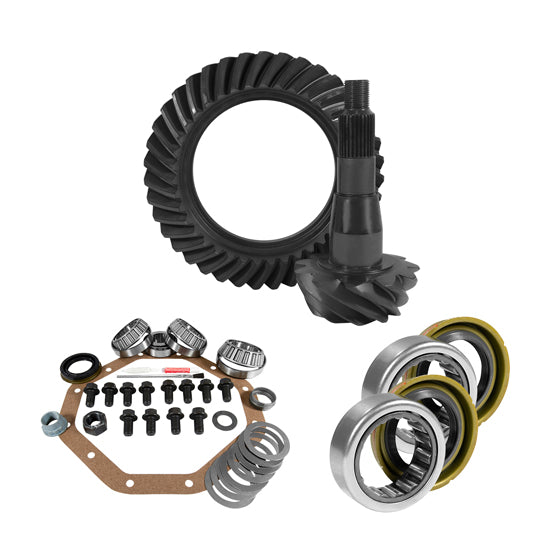 USA Standard Gear ZF 9.25 inch CHY 3.91 Rear Ring and Pinion Install Kit Axle Bearings and Seal USA Standard