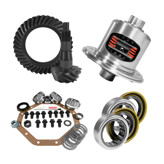 USA Standard Gear ZF 9.25 inch CHY 3.91 Rear Ring and Pinion Install Kit Axle Bearings and Seal USA Standard