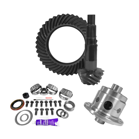 11.25 Inch Dana 80 Thin 3.73 Rear Ring & Pinion, Install Kit, 35 Spline Posi, 4.125 Inch USA Standard Gear