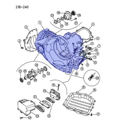 41Te Automatic Main Case Chrysler, Plymouth, And Dodge USA Standard Gear