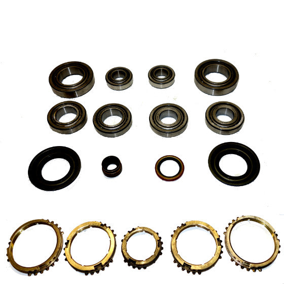 M5TX/M5BF2 Transmission Bearing/Seal Kit w/Synchro Rings/Kia/Mazda/Mercury Small/Mid-Size Cars 5-Speed Manual Trans 16mm Input Bearing USA Standard Gear