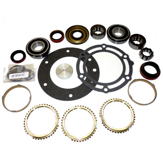 Getrag-5 Speed Transmission Bearing/Seal Kit w/Synchro Rings 96-98 Chevrolet/GMC C1500/C2500/K1500 5-Speed Manual Trans 0.9 Inch Input/Output Bearings USA Standard Gear