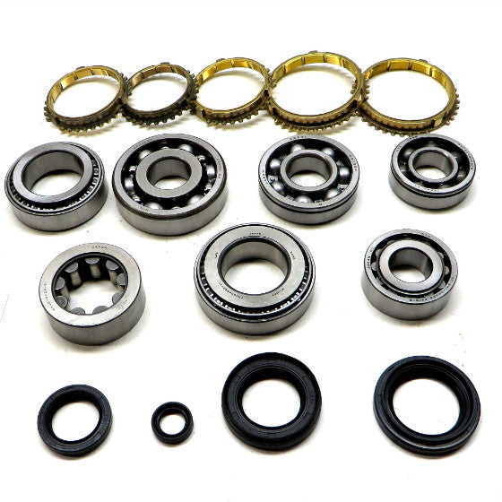 L3/S20/S40 Transmission Bearing/Seal Kit w/Synchro Rings 88-00 Honda Civic Plus 88-91 Honda CRX and del Sol 4-Speed/5-Speed Manual Trans 1.5L Not SOHC Engine USA Standard Gear