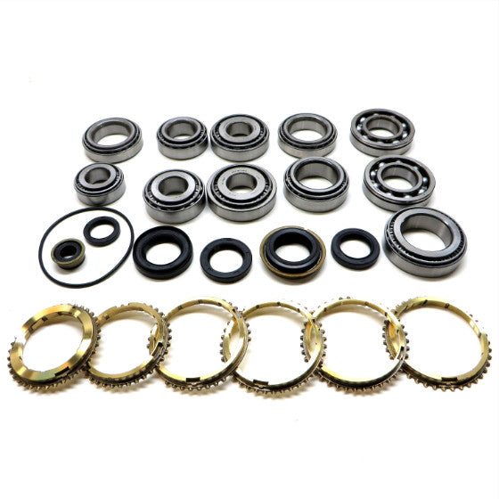 W5M33 Transmission Bearing/Seal Kit w/Synchro Rings 1993-99 Talon/Eclipse/Expo LRV/Laser AWD Only 5-Speed Manual Trans AWD Single-Piece 2nd Synchro Ring USA Standard Gear