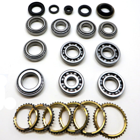 W5M51 Transmission Bearing/Seal Kit w/Synchro Rings 03-06 Mitsubishi Lancer 5-Speed Manual Trans AWD USA Standard Gear