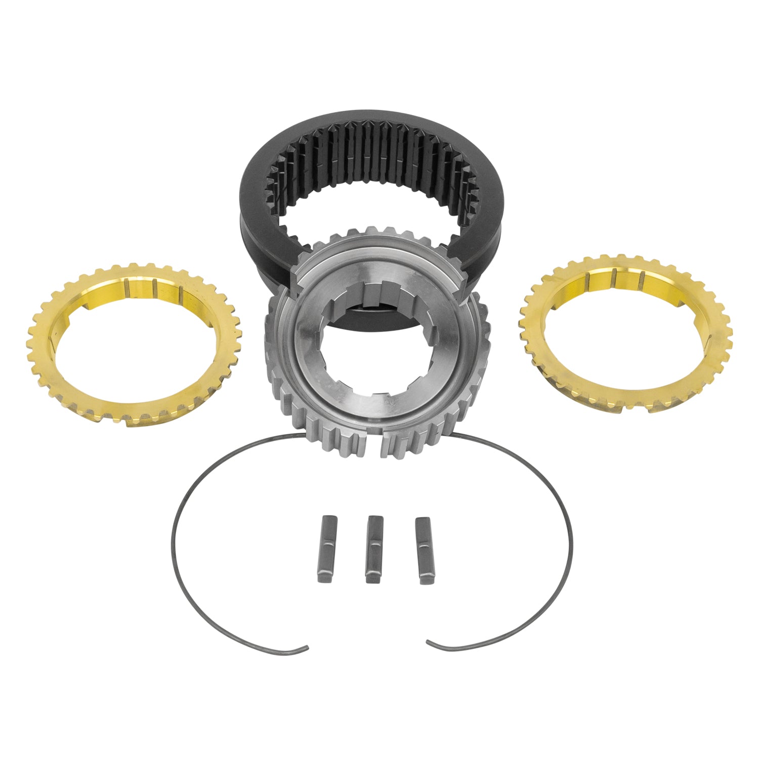 Manual Transmission Borg Warner T10 1St-2Nd Synchro Assy W/ Blocker USA Standard Gear-1