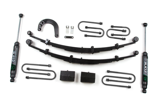 77-87 Chevy/GMC K1500 4 Inch Suspension Lift Kit With Nitro Shocks Zone Offroad-1