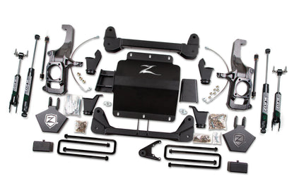 11-19 Silverado/Sierra 2500HD/3500HD 5.0 Inch Lift Kit With Top Overload With Fox Adventure Shocks Zone Offroad