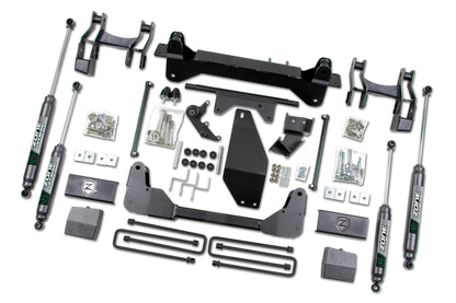 88-98 K1500/K2500 92-97 Yukon 95-98 Tahoe 6 LUG 4WD 6 Inch Lift Kit With Nitro Shocks Zone Offroad-3